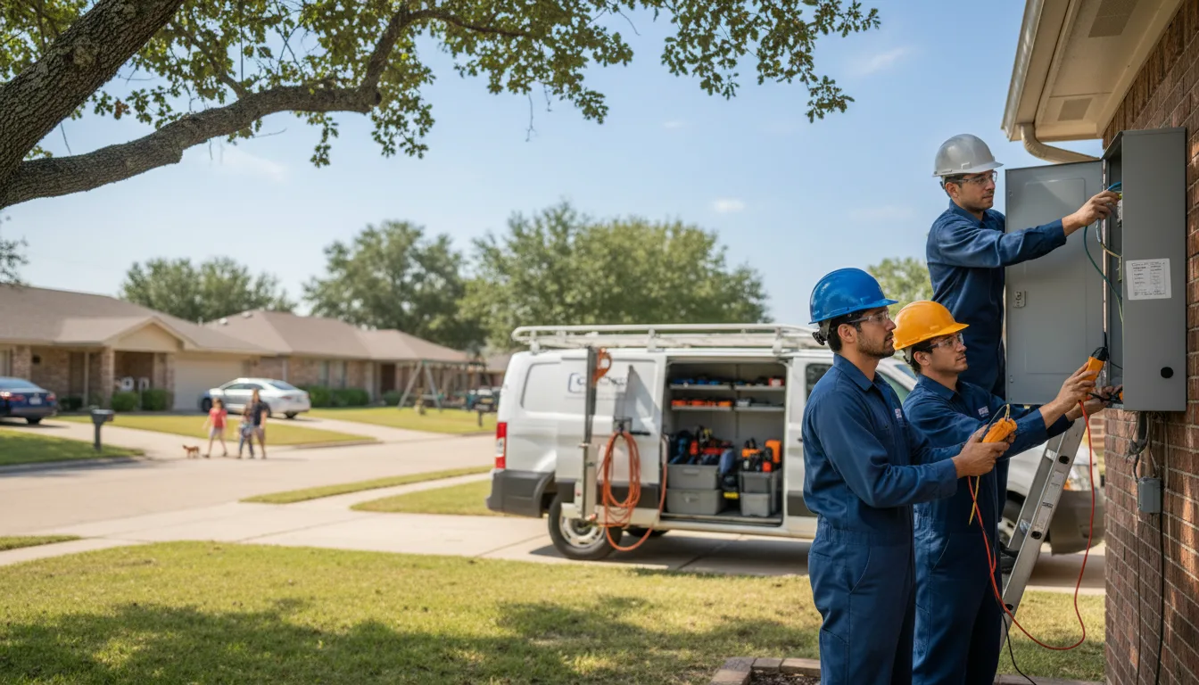Certified electrician providing emergency electrical services in Amesville, OH